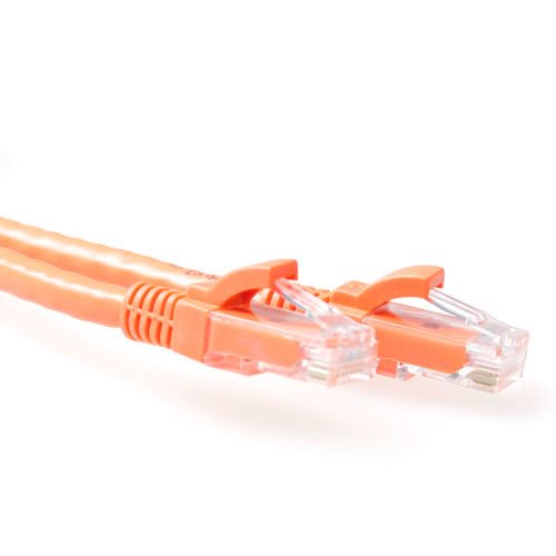 Naranja 1.5 Meter U Utp Cat6 Patch Cable Snagless With Rj45 Connectors