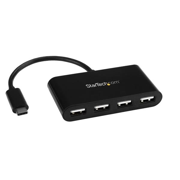 Startech.Com Hub Concentrador Usb-C A Usb A De 4 Puertos Ladrón Adaptador Usb Tipo C A Usb A De 4 Puertos Usb 2.0 Hub 4 X Usb 2.0 Sobremesa