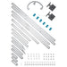 EAN 4006885521001 - wolfcraft GmbH 5210000 galga de radio Stair gauge Negro, Acero inoxidable imagen 2