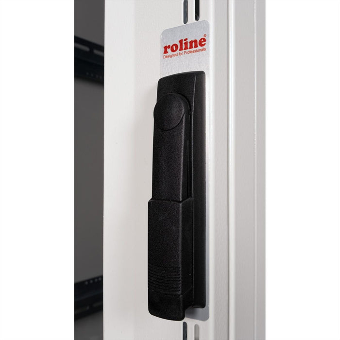 Roline 19-Zoll Serverschrank Pro 26 He, 600x1000 Bxt Grau Plexiglas
