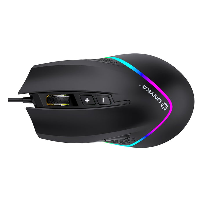 EAN 6974560220243 - UNYKAch UK505451 ratón Juego Ambidextro USB tipo A Óptico 6400 DPI imagen 3