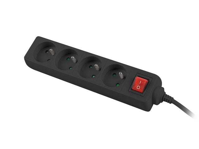 EAN 5901969415469 - Lanberg PS1-04E-0150-BK base múltiple 1,5 m 4 salidas AC Interior Negro imagen 3