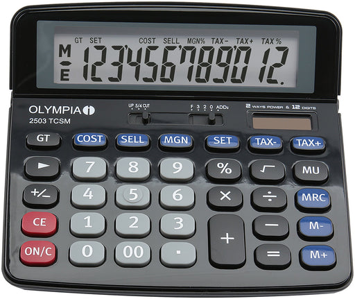 EAN 4030152401826 - Olympia 2502 calculadora Escritorio Calculadora básica Negro, Azul, Gris imagen 1