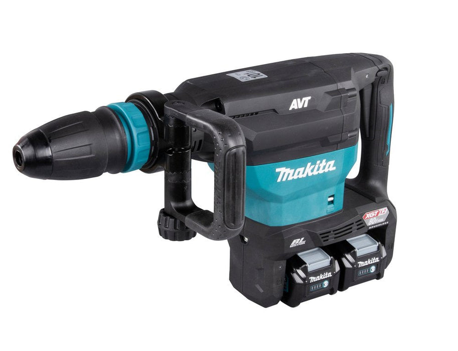Makita Martillo De Demolición Inalámbrico Hm002gz03 Xgt, Sds-Max, 80 Voltios (2x40v), Hm002gz03