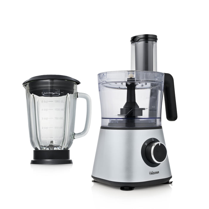 EAN 8713016085436 - Tristar MX-4823 robot de cocina 600 W 1,5 L Negro, Acero inoxidable, Transparente imagen 21