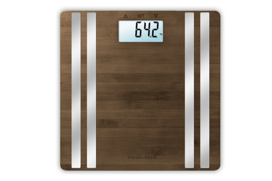 EAN 4015588405525 - Medisana BS 552 Rectángulo Bamboo, Plata Báscula personal electrónica imagen 1