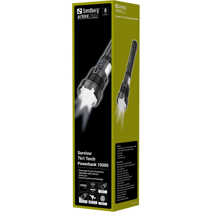 EAN 5705730421099 - Sandberg Survivor 7in1 Torch Powerbank 10000 imagen 6