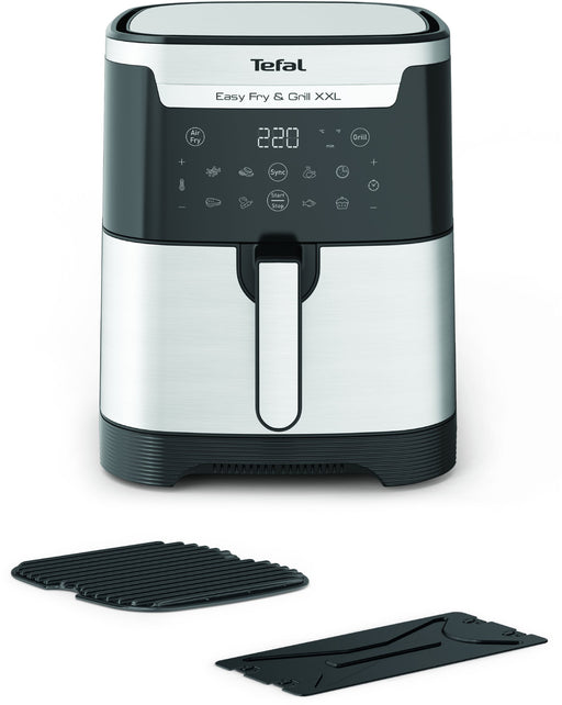 EAN 3045387248253 - Tefal Easy Fry & Grill EY801D 6,5 L Independiente 1650 W Freidora de aire caliente Acero inoxidable imagen 1
