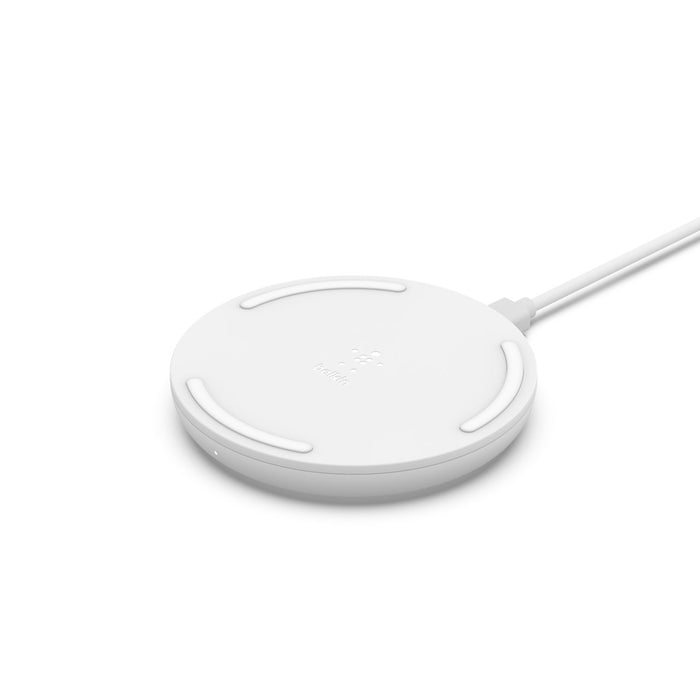 EAN 0745883796205 - Belkin WIA001BTWH cargador de dispositivo móvil Teléfono Blanco Corriente alterna Cargador inalámbrico Ca imagen 2