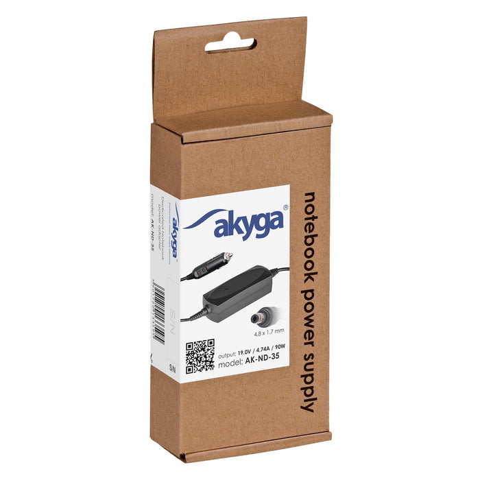 EAN 5901720133595 - Akyga AK-ND-35 adaptador e inversor de corriente Auto 90 W Negro imagen 4