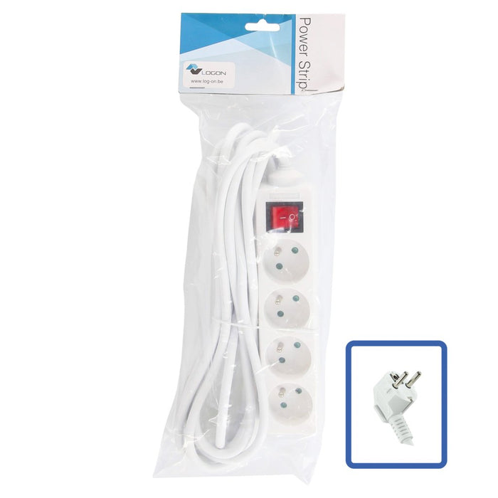 EAN 5420016806130 - LOGON PROFESSIONAL LPS070 base múltiple 5 m 4 salidas AC Interior Blanco imagen 1