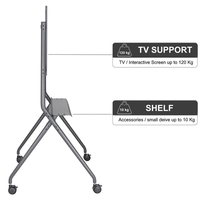 EAN 8052101431629 - Ewent EW1542 soporte para pantalla de señalización 2,18 m (86") Negro imagen 5