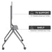 EAN 8052101431629 - Ewent EW1542 soporte para pantalla de señalización 2,18 m (86") Negro imagen 5