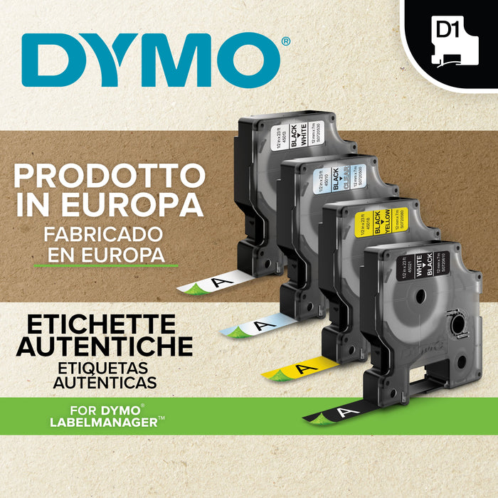 EAN 5411313452182 - DYMO D1 Standard - Black on Yellow - 19mm cinta para impresora de etiquetas Negro sobre amarillo imagen 8