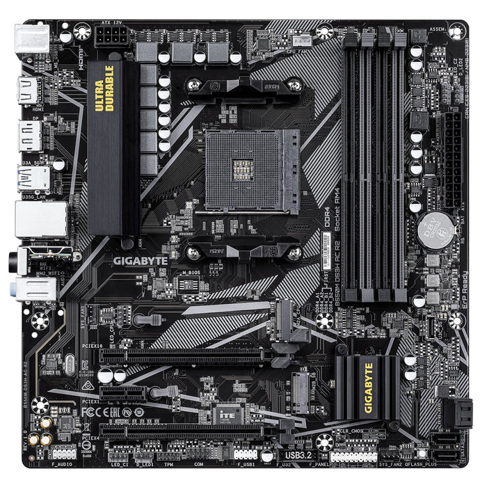 EAN 4719331869908 - GIGABYTE B550M DS3H AC R2 placa base AMD B550 Zócalo AM4 micro ATX imagen 2