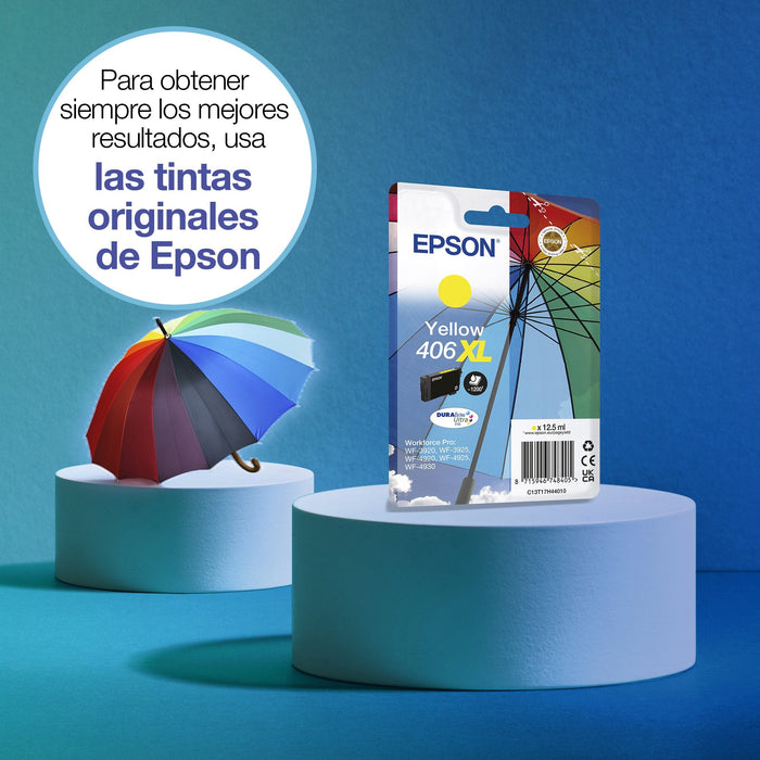 Epson Singlepack Yellow 406xl Durabrite Ultra Ink