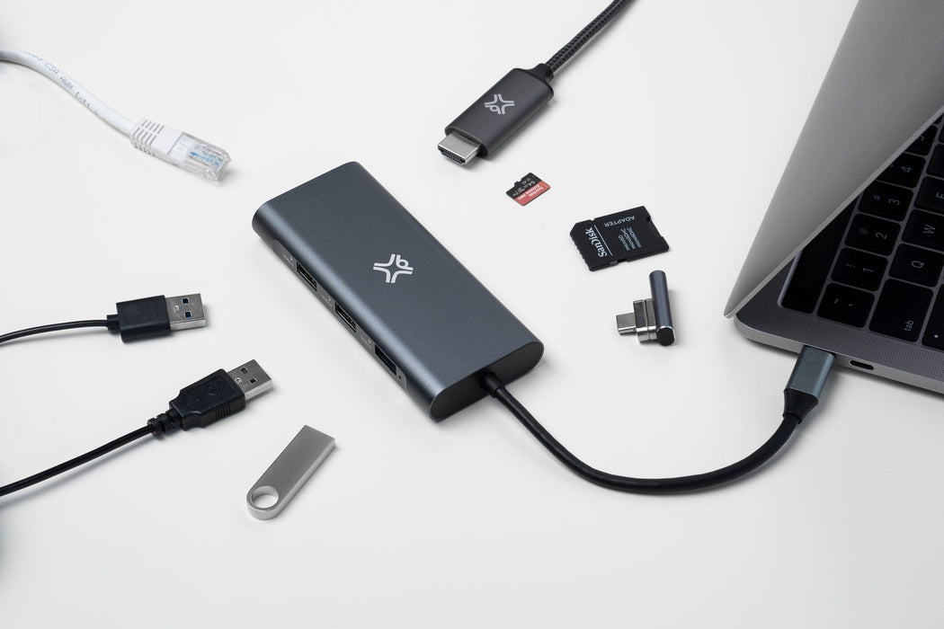 Xwh-Hub8-13 Xtrememac Hub Usb-C 8-Port