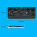 EAN 5099206077393 - Logitech 920-008677 teclado Ratón incluido Universal RF inalámbrico QWERTZ Suizo Negro imagen 11