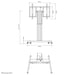 EAN 8717371445942 - Neomounts PLASMA-M2500TSILVER mueble y soporte para dispositivo multimedia Plata imagen 8