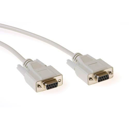 10 Metre Serial 1:1 Connection Cable 9 Pin D-Sub Female - 9 Pin D-Sub Female