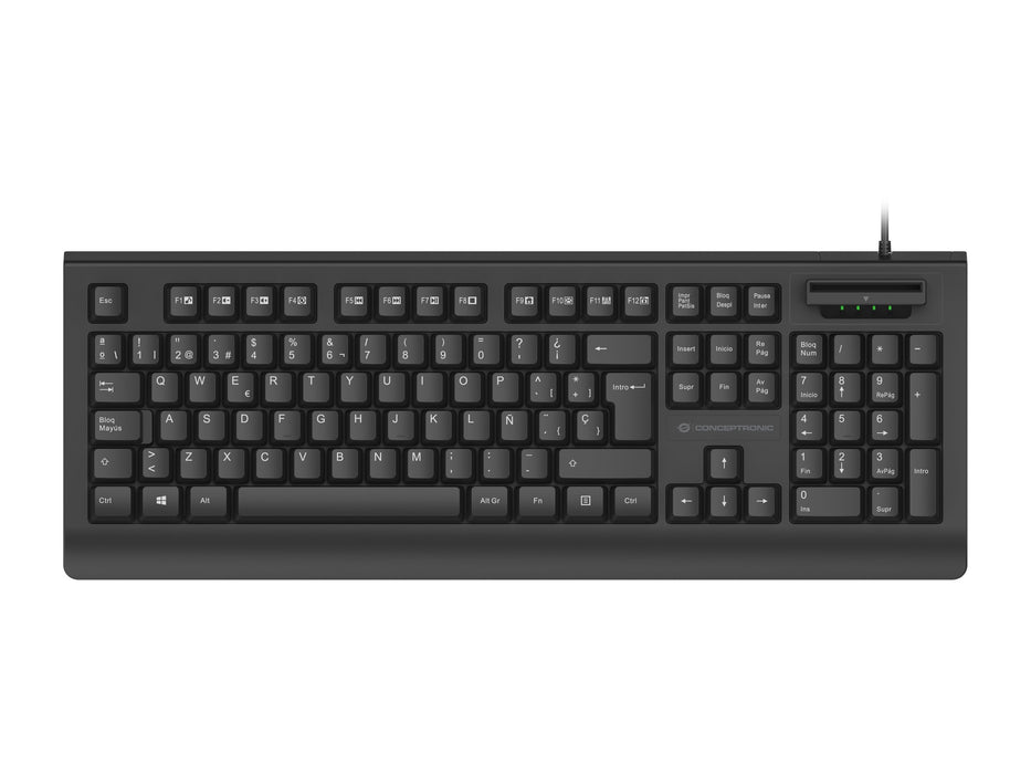Conceptronic Usb Teclado +Smart Id-Kartenleser Layout It Sw