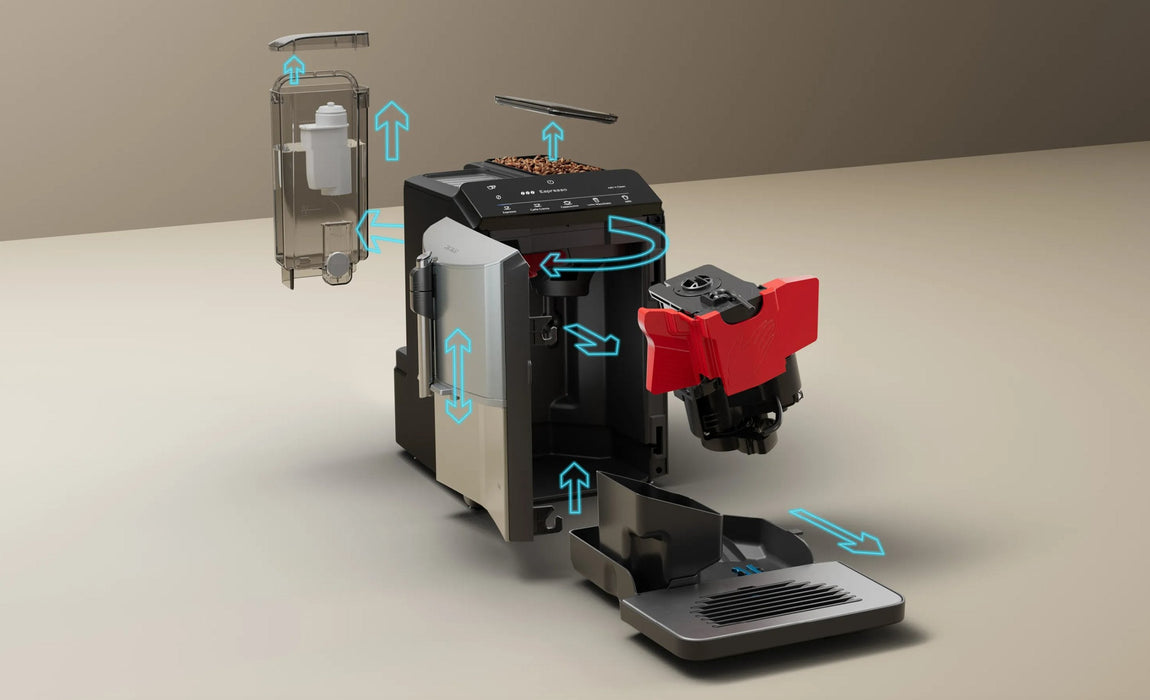 Siemens Eq.300 Tf303e07 - Automatische Kaffeemaschine Con Milchaufschäumer