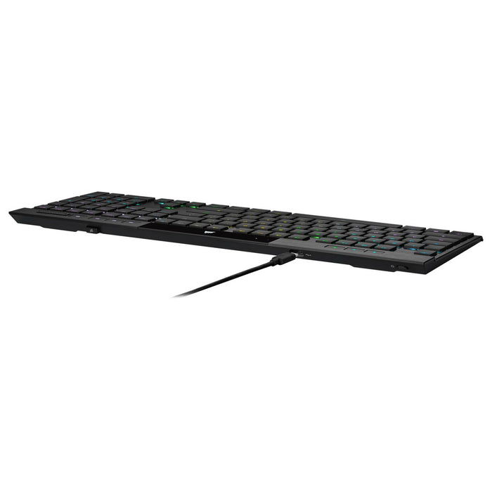 EAN 0840006655138 - Corsair K100 RGB AIR teclado Juego USB + RF Wireless + Bluetooth QWERTZ Alemán Negro imagen 4