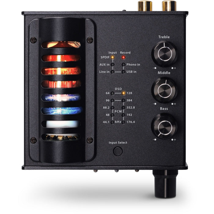 Inline® Ampusb-Eq, Hi-Res Audio Hifi Dsd Usb Audio Dac, Headphone Vacuum Tube Amplifier And Equalizer