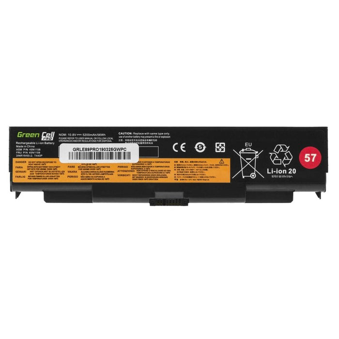 Greencell Pro Laptop Battery For Lenovo Thinkpad 440 540 541 11.1v 5200mah