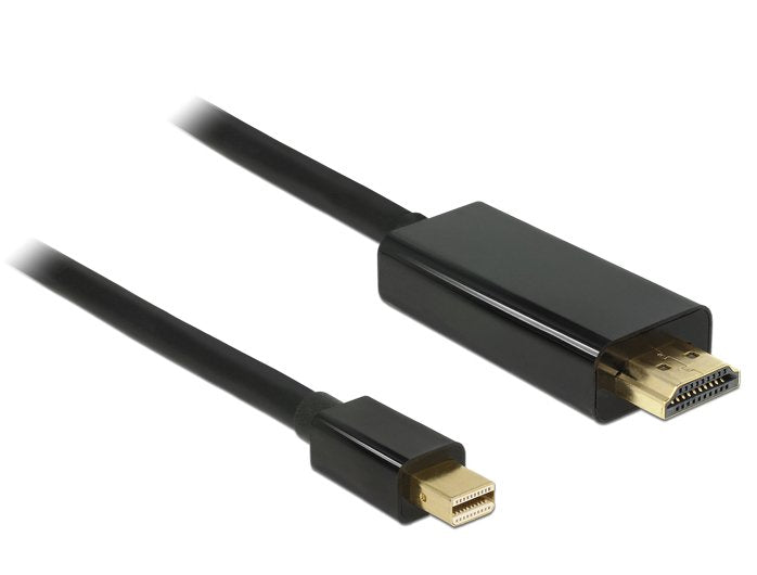 EAN 4043619837007 - DeLOCK 83700 adaptador de cable de vídeo 3 m HDMI Mini DisplayPort Negro imagen 2