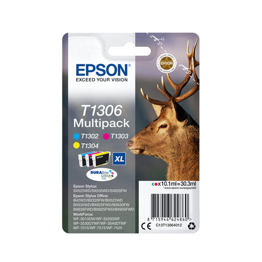 EAN 8715946624860 - Epson Stag T1306 cartucho de tinta 1 pieza(s) Original Alto rendimiento (XL) Cian, Magenta, Amarillo imagen 2
