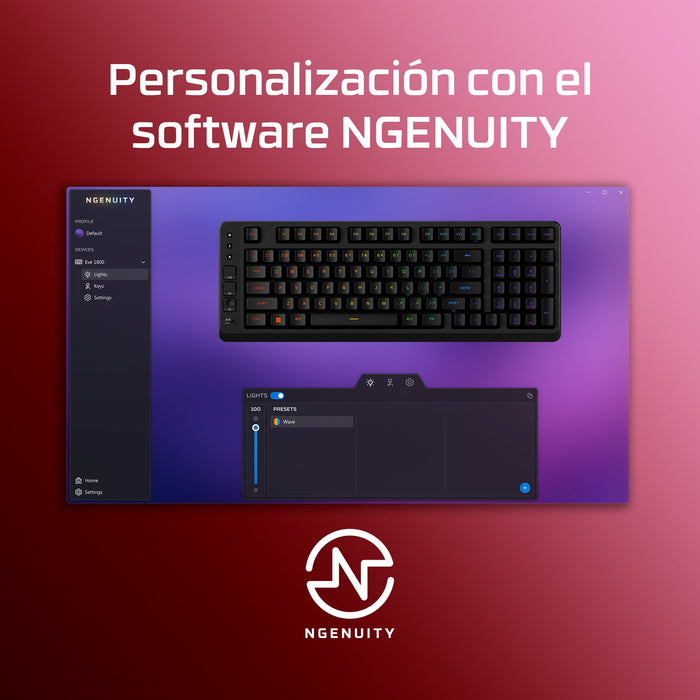 EAN 0198990307862 - HyperX Eve 1800 teclado Juego USB Negro imagen 3