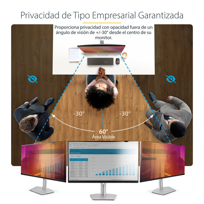 EAN 0065030901895 - StarTech.com 2461G-PRIVACY-SCREEN filtro para monitor 61 cm (24") Filtro de privacidad para pantallas sin imagen 8