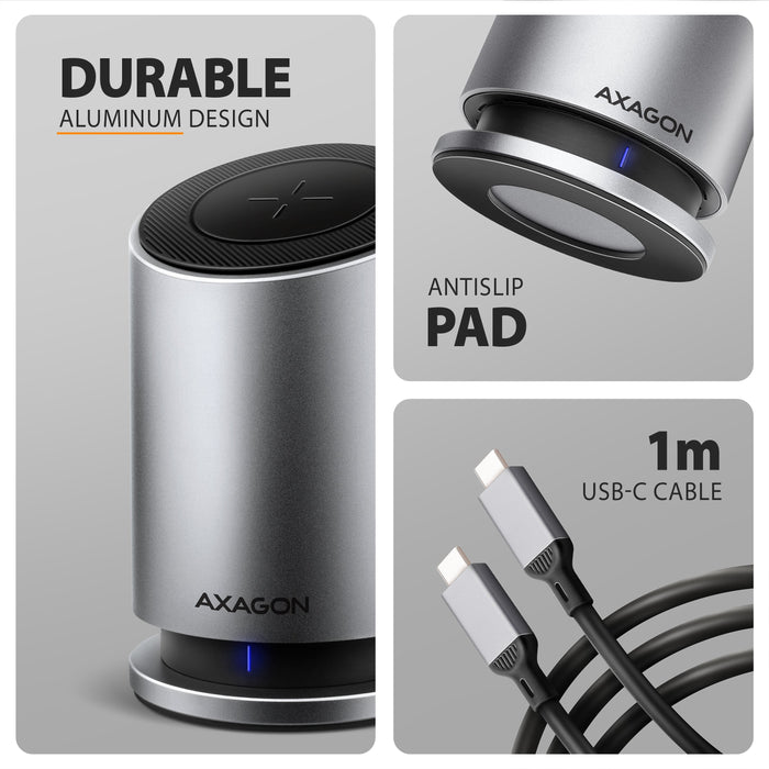 EAN 8595247908735 - Axagon Alámbrico USB 3.2 Gen 2 (3.1 Gen 2) Type-C Gris imagen 6