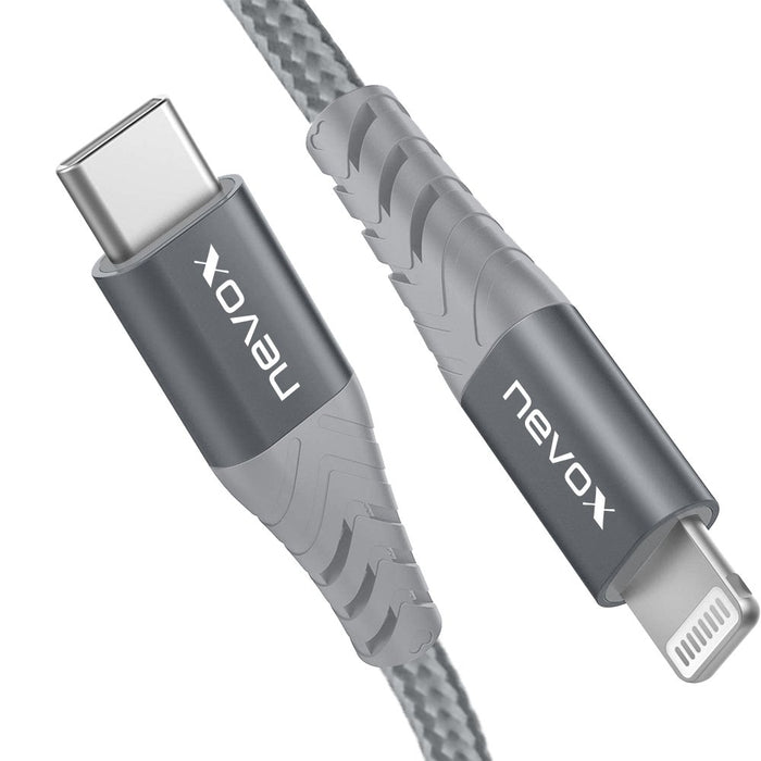 EAN 4250686408867 - nevox 1886 cable de conector Lightning 2 m Gris, Plata imagen 3