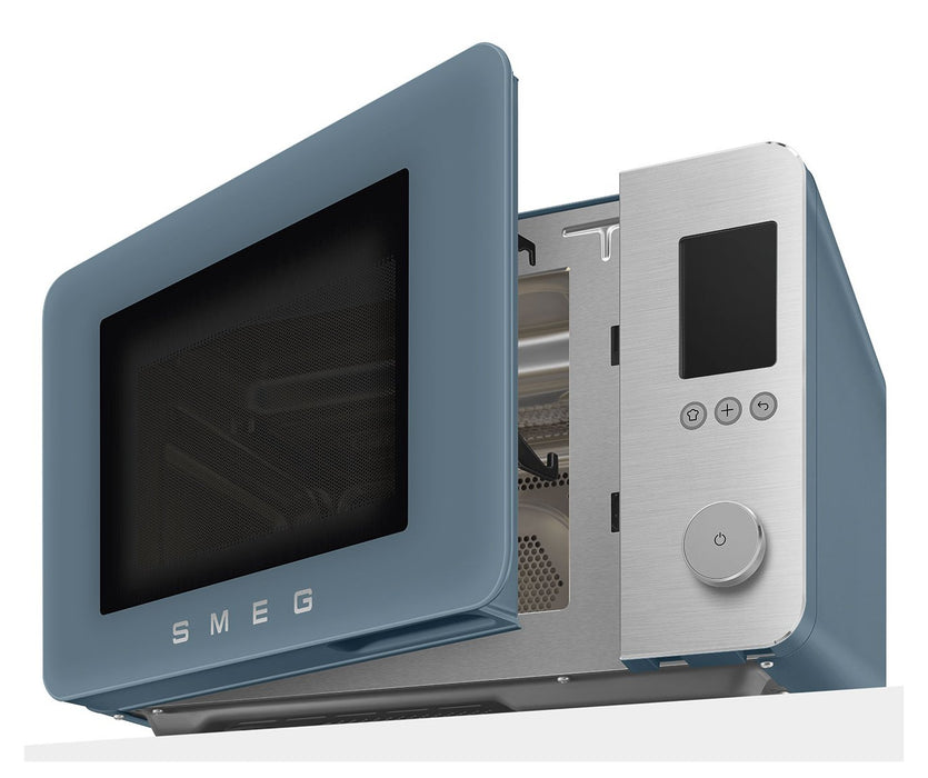 EAN 8017709356620 - Smeg MOC02SBMEU microondas Azul Microondas combinado Encimera 27 L 1450 W imagen 9