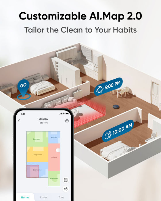 Robot De Limpieza Con Estación De Vaciado Automático Eufy X10 Pro Omni