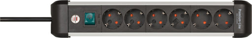 EAN 4007123677382 - Brennenstuhl 1391030600 base múltiple 3 m 6 salidas AC Interior Negro, Plata imagen 1
