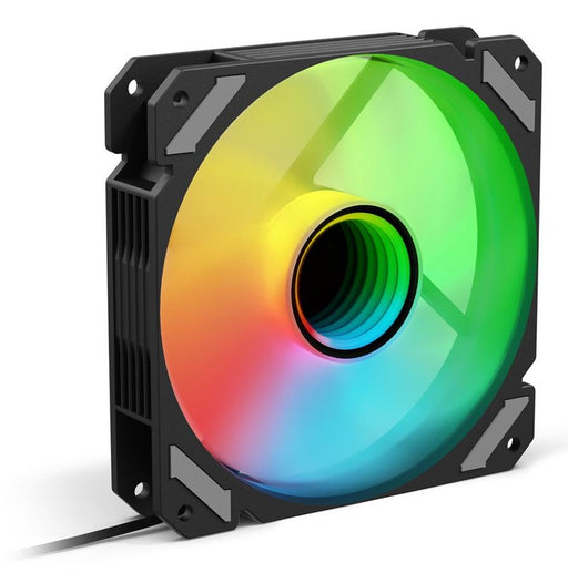 EAN 4044951042449 - Sharkoon SHARK Mirror PWM RGB Carcasa del ordenador Ventilador 12 cm Negro 1 pieza(s) imagen 1