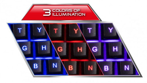 EAN 5901299938607 - Esperanza EGK3000 teclado Ratón incluido Juego USB QWERTY Inglés del Reino Unido Negro, Rojo imagen 2