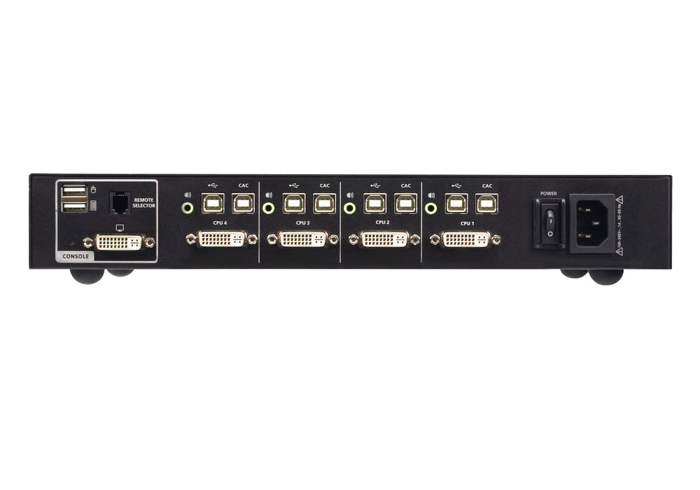 EAN 4710469341380 - ATEN CS1184D4C interruptor KVM Negro imagen 2