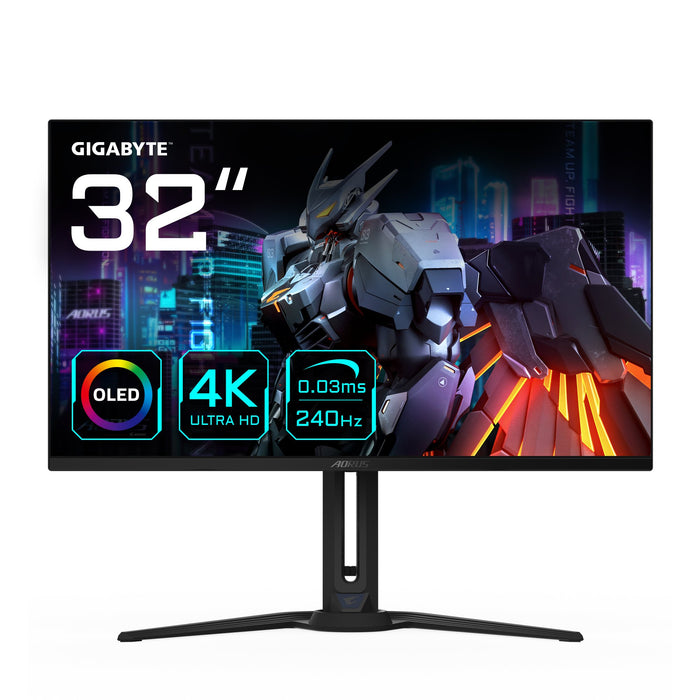 EAN 4719331858117 - GIGABYTE AORUS FO32U2 pantalla para PC 80 cm (31.5") 3840 x 2160 Pixeles 4K Ultra HD Negro imagen 1