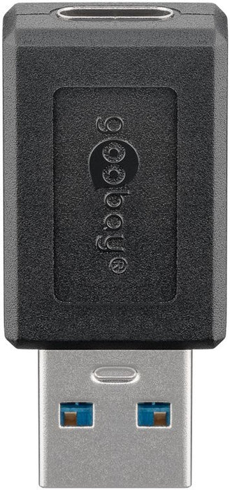 EAN 4040849454004 - Goobay 45400 cambiador de género para cable USB C USB A Negro imagen 1