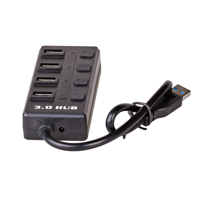 EAN 5901720132376 - Akyga AK-AD-33 hub de interfaz USB 3.2 Gen 1 (3.1 Gen 1) Type-A 500 Mbit/s Negro imagen 2