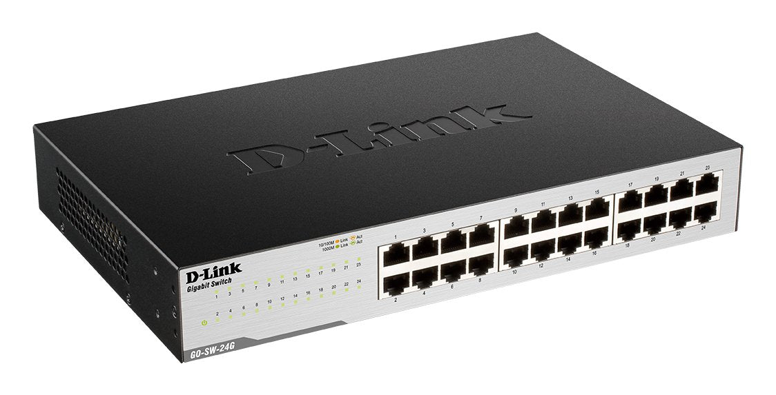 D-Link Switch Go-Sw-24g 24 Puertos 10/100/1000  Carcasa Plastico