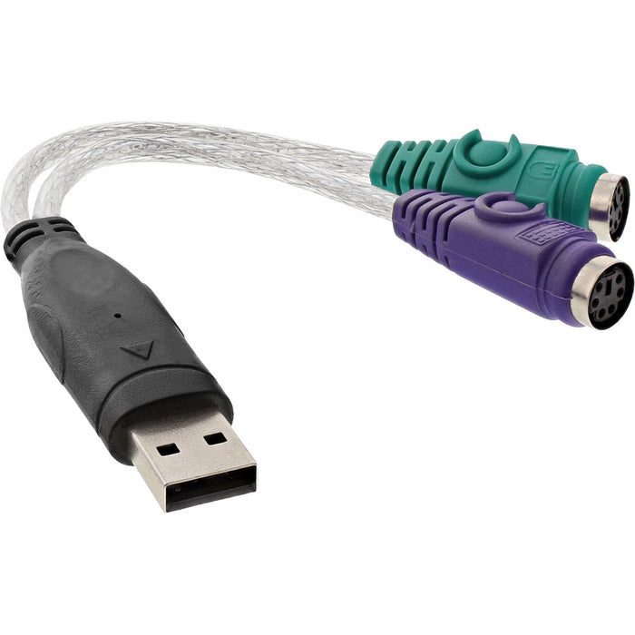 Inline Usb To Ps/2 Converter Usb Tipo A A 2x Ps/2 Hembra