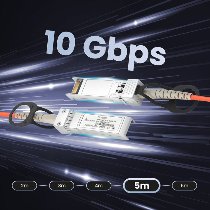 Extralink Sfp+Aoc Cable 10g 5m
