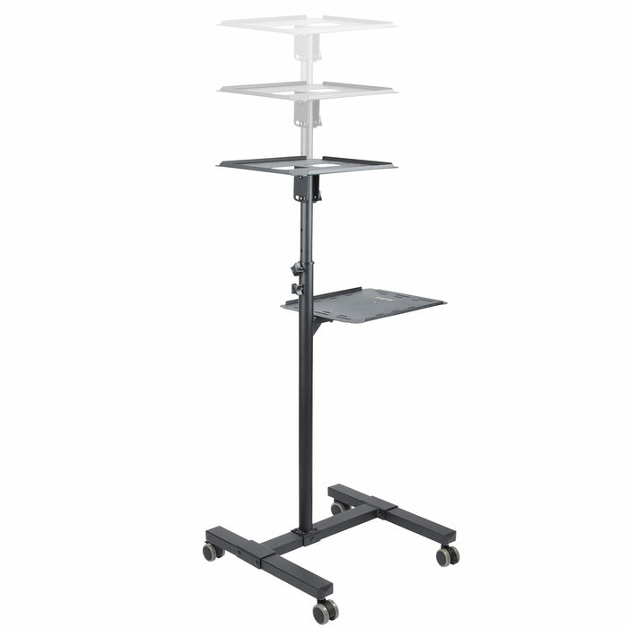 EAN 0065030889964 - StarTech.com ADJPROJCART mueble y soporte para dispositivo multimedia Negro Carro para administración de  imagen 8