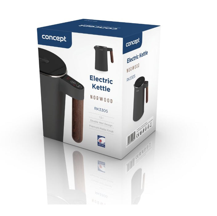 EAN 8595631028605 - Concept RK3305 tetera eléctrica 1,5 L 2200 W Negro imagen 8