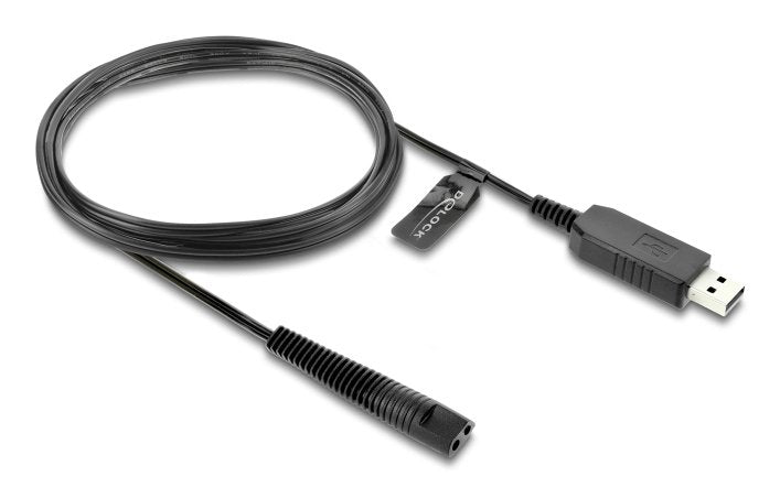 Delock Usb Cable De Carga 12 V Para Elektrorasierer Kompatibel Con Braun Series 1, 3,